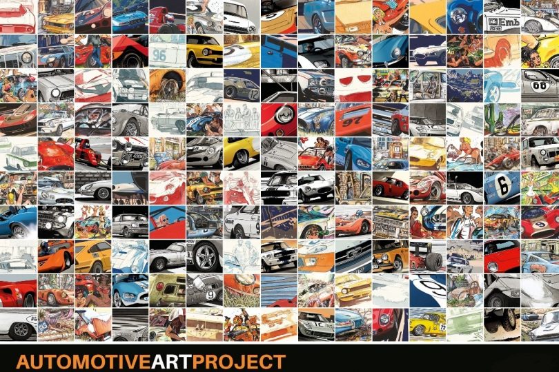 Automotive Art Project Featuring The N Collection, James Page and Steve Rendle