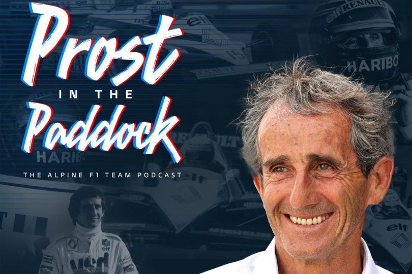 Alpine F1 teams launches “Prost in the Paddock”, the first podcast series dedicated to Alain Prost