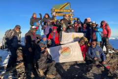 Kilimanjaro complete Haymarket duo climb Africa’s highest mountain for Ben charity