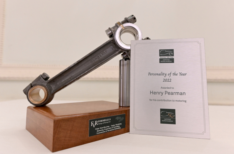 Beaulieu One Hundred Personality of the Year Award - Formhalls Trophy