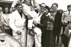 Roger Nathan after winning at Brands Hatch 1963