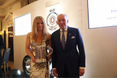 Emma Bristow with Ben Cussons Chairman of the Royal Automobile Club