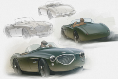 Stefan Marjoram distinguishes Healey by Caton design enhancements in new visual artist animation