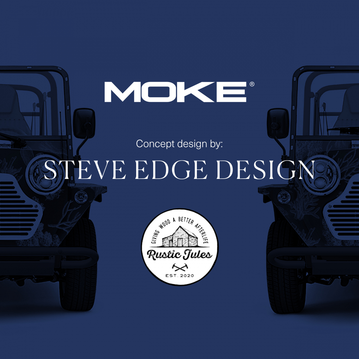 Two special edition Electric MOKEs designed by Steve Edge raise £450,000 for Blue Marine Foundation at Monaco Yacht Show